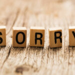 bocsánatot kérni